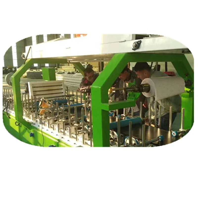 
MS-600A PVC film cold glue wrapping machine for profile 3 