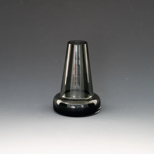 handmade cone shape tall glass vase replacement