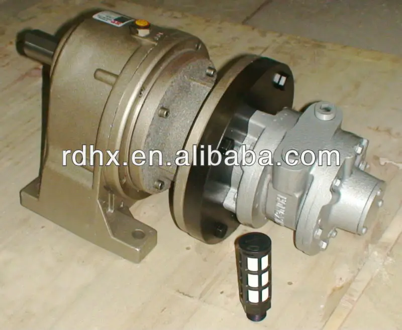 4HP High Torque 1:100 Gear Reducer Pneumatic Motor