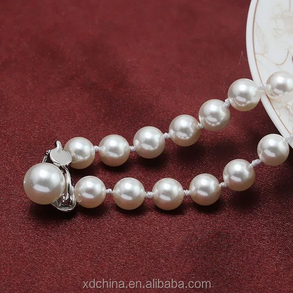 XD YSIP0361 fine 925 silver magnetic clasp classic cultured pearl necklace price