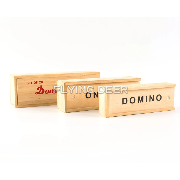 Wholesale Wooden Toys Plastic Dominoes Kids Melamine Domino
