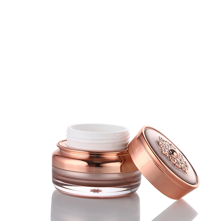 Exquisite Beautiful Acrylic Cream 30ml Cosmetic Clear Mini Plastic Jar