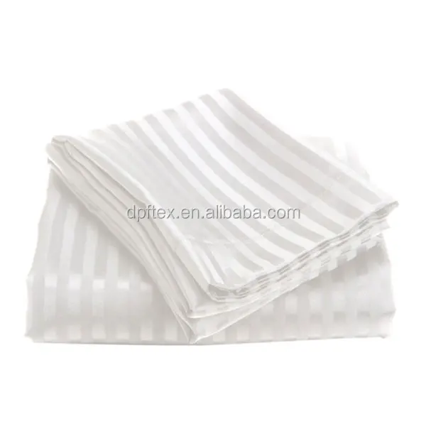 EGYPTIAN Cotton STRIPE FLat bed Sheet