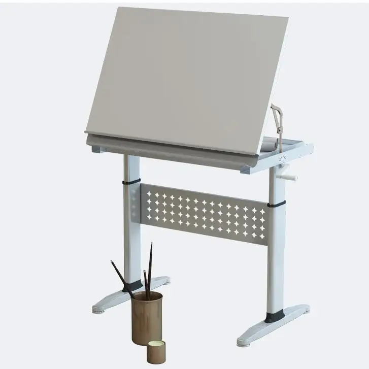 Инженерный современный металлический Регулируемый высотный ручной кренк эргономичный стоячий Рабочий стол для школьника