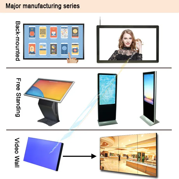 China Manufacturer 27 Inch Indoor Advertising Led Tv Display