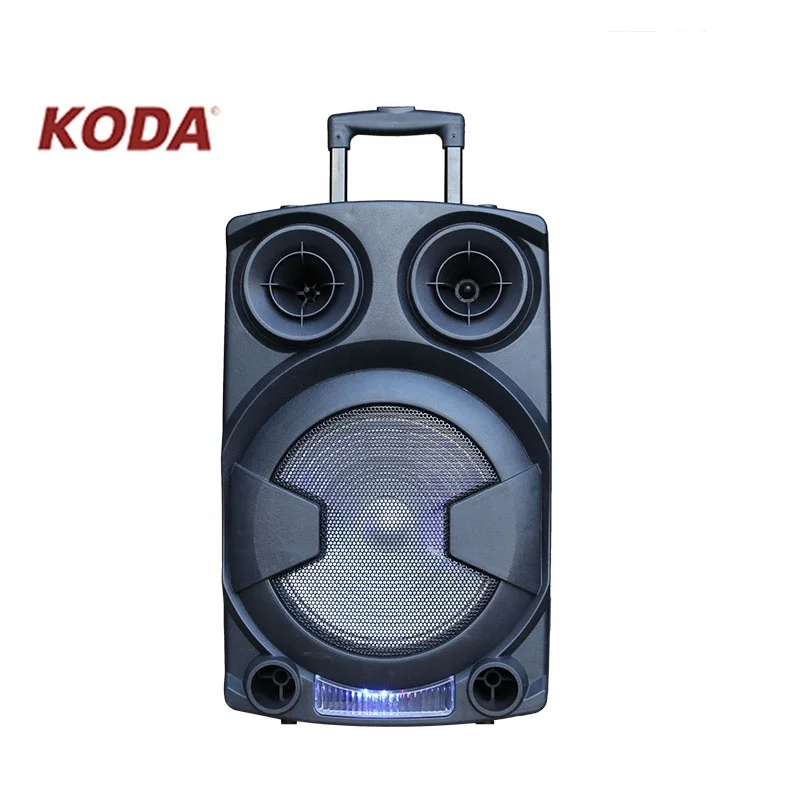 Best quality 12 inch woofer portable trolley speaker with wheels