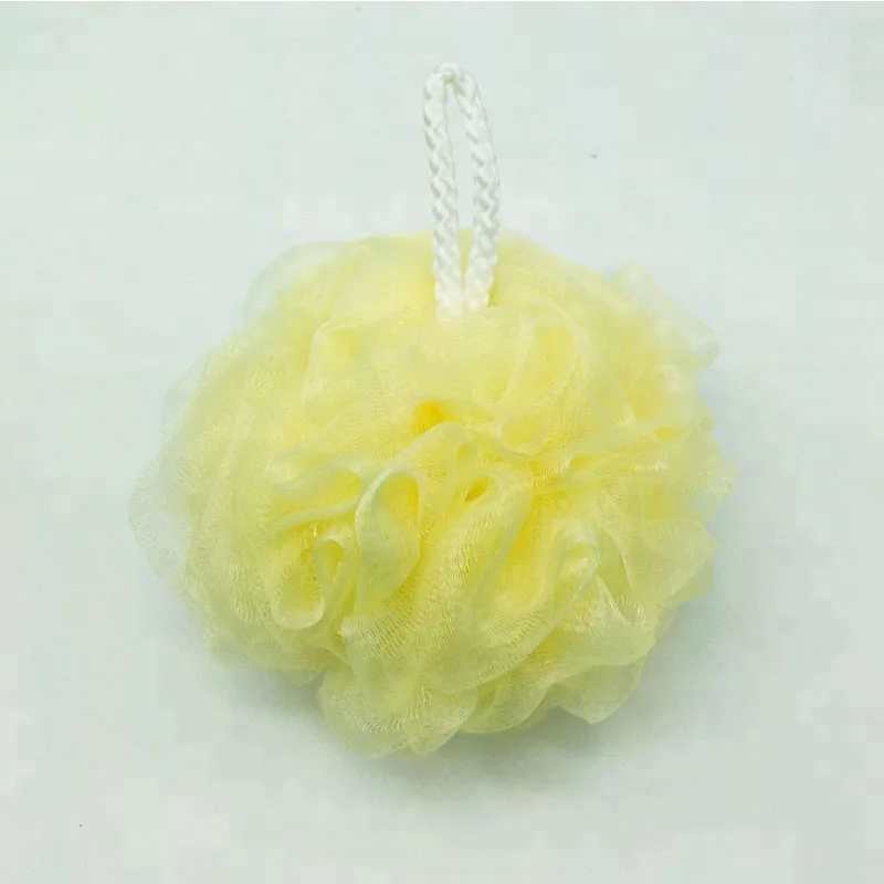 Soft Mesh Bath Sponge Balls Nylon Cleaning Brush Shower Puff Body Cleaner Exfoliating Scrubbers Bath Ball Bathroom Supplies