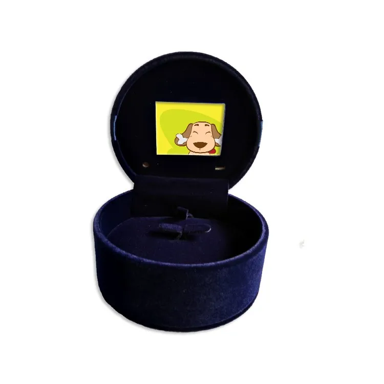 Индивидуальные 2,8 дюймовые TFT свадебные приглашения Роскошная Упаковка ЖК Видео Подарочная коробка для подарка