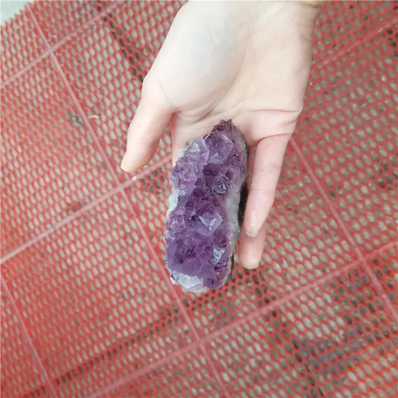 Wholesale Natural Minerals Stone Quartz Brazilian Amethyst Crystal Cluster Geode Slice
