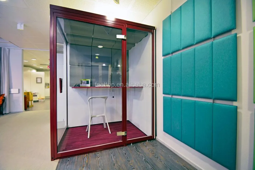 High Quality Customized Double soundproof office phone booth, privacy pod
