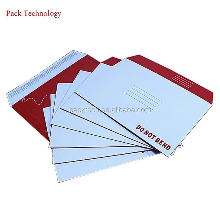 White Chipboard Photo And Document Mailer Customized Printed Express Envelopes Wholesale Mailers