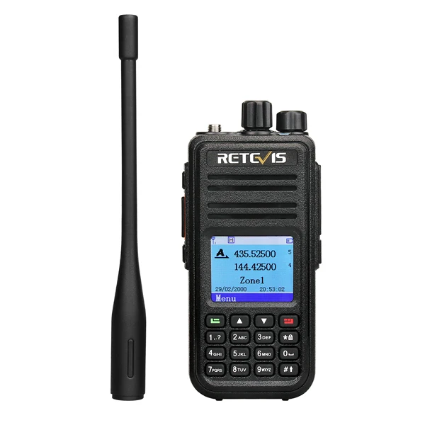 GPS 136-174MHz 400-480MHz Dual Band DMR UHF VHF DMR Radio walkie talkie Retevis RT3S