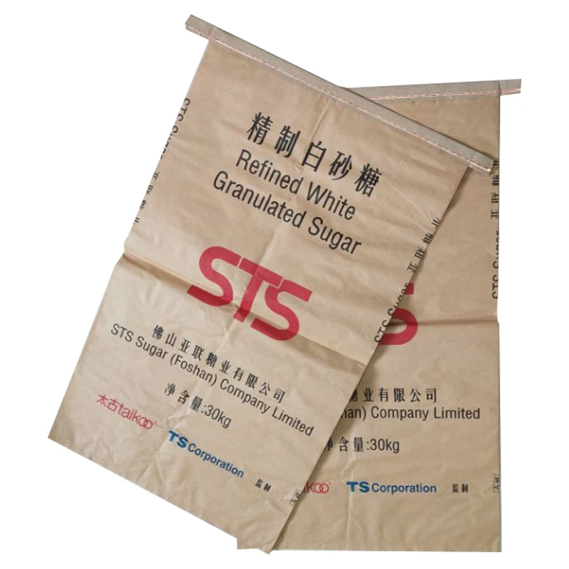 Drug Package 5 Ply Multiwall Paper Bag with Liner Attached  to Mouth