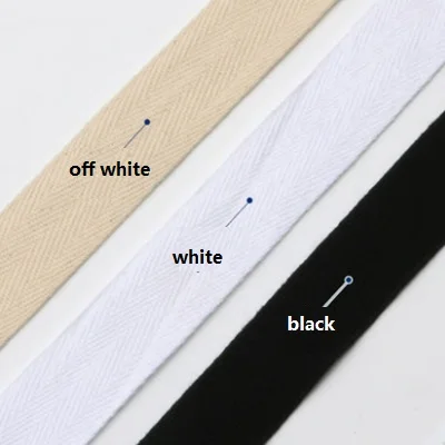 100% Organic Cotton Twill Tape For Garment Print Label