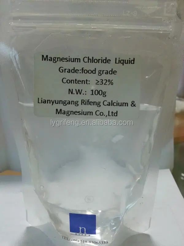 Пищевой жидкий Магний хлорид/нигерийское соленое/магниевое масло
