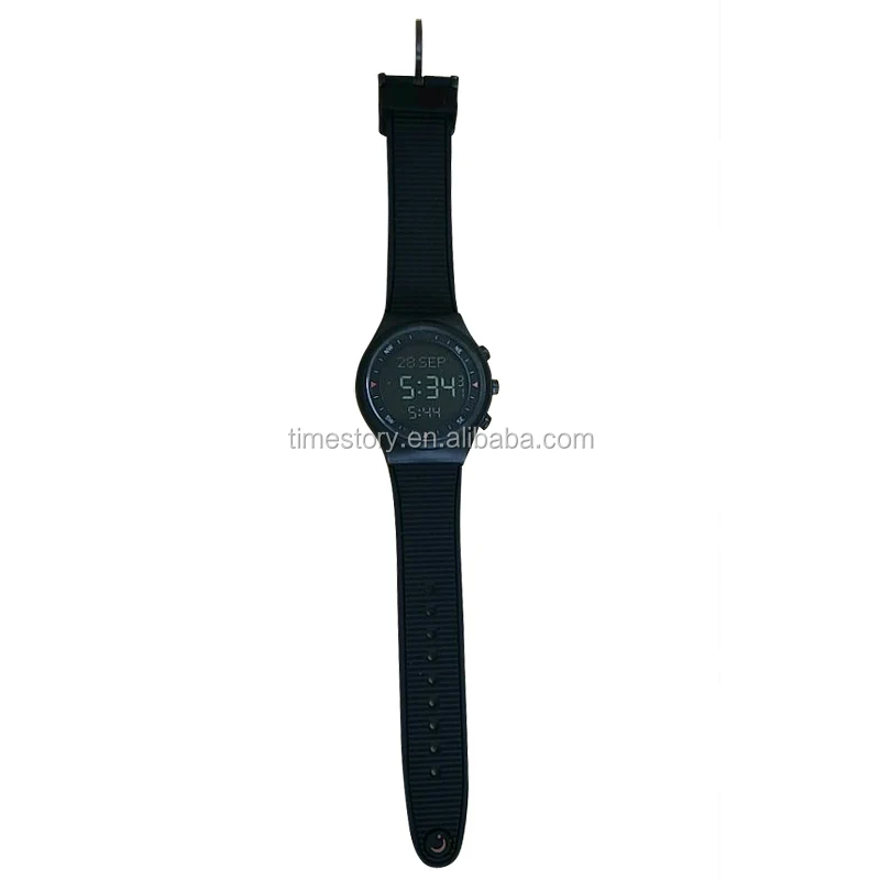 
Best selling muslim digital azan watch with qiblat compass rubber clock prayer time automatic muslim watch  (60665985640)