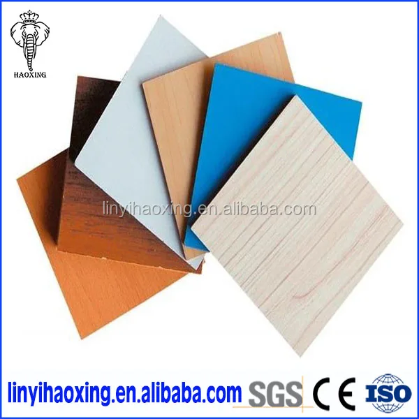 
3mm~25mm Thick Melamine White Laminated Plywood Sheet 