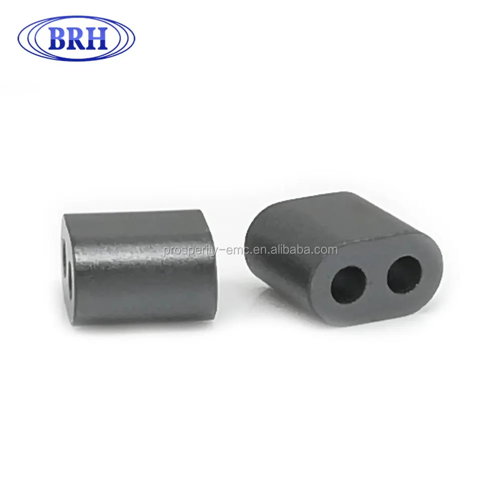 NiZn material two holes ferrite balun core with RoHS