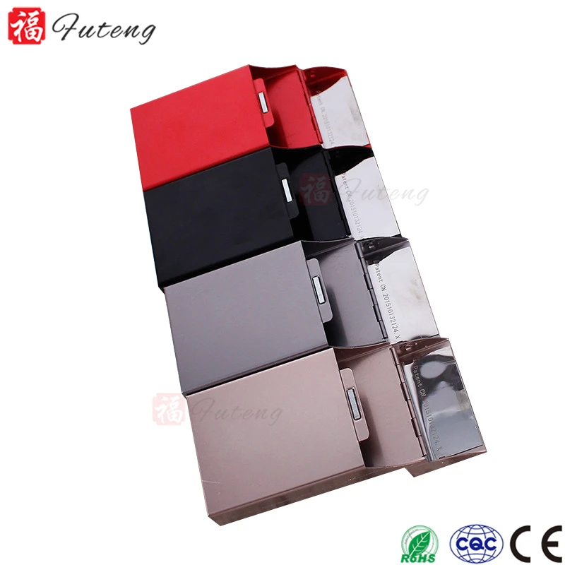  FT-C01 YiWu Futeng оптовая продажа алюминиевые сигаретные чехлы для женщин упаковка 20 шт. табачный мешочек сигаретная