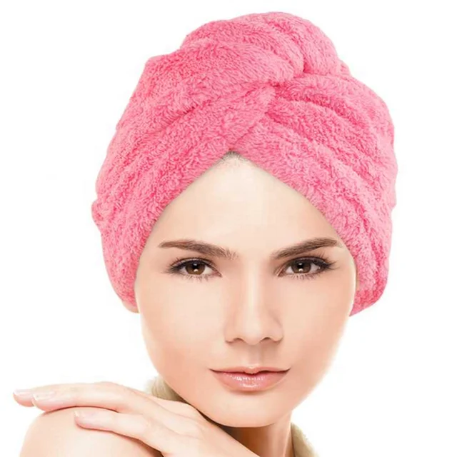 Быстросохнущее ультра Дешевое полотенце из микрофибры для сушки волос, тюрбан для полотенец от китайского поставщика