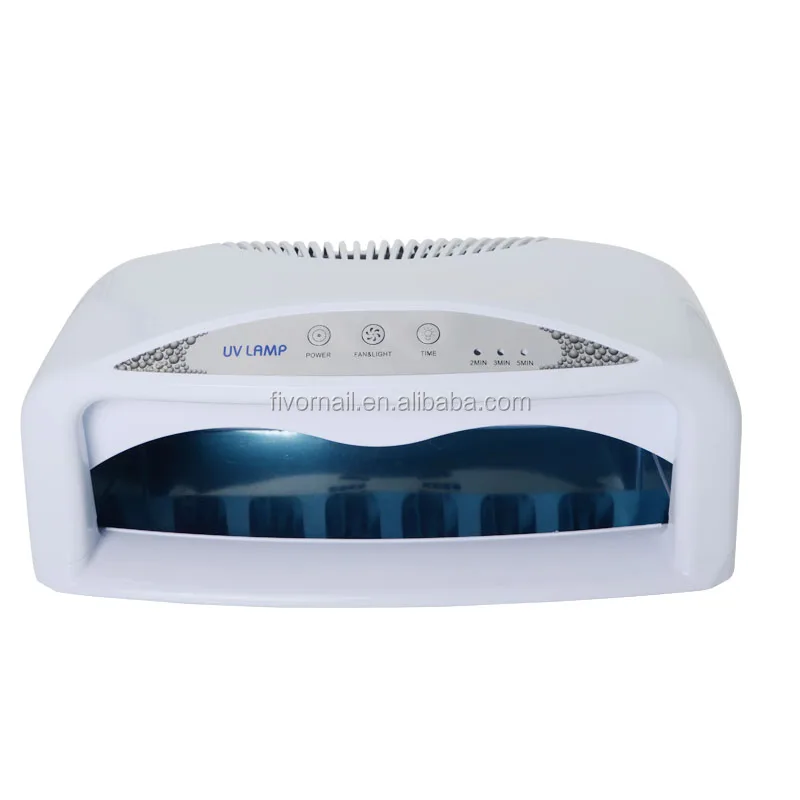 Two Handed 54 Watt Nail Gel UV Lamp with Fan for 2 Hands
