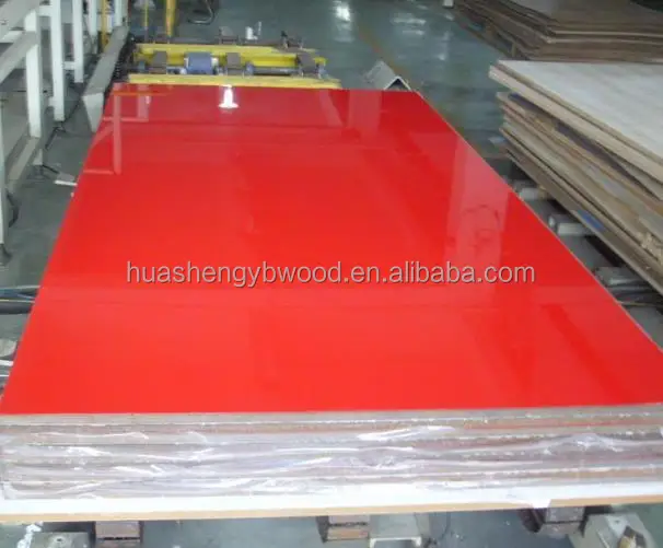 
18mm High gloss uv mdf sheet for kitchen cabinet 