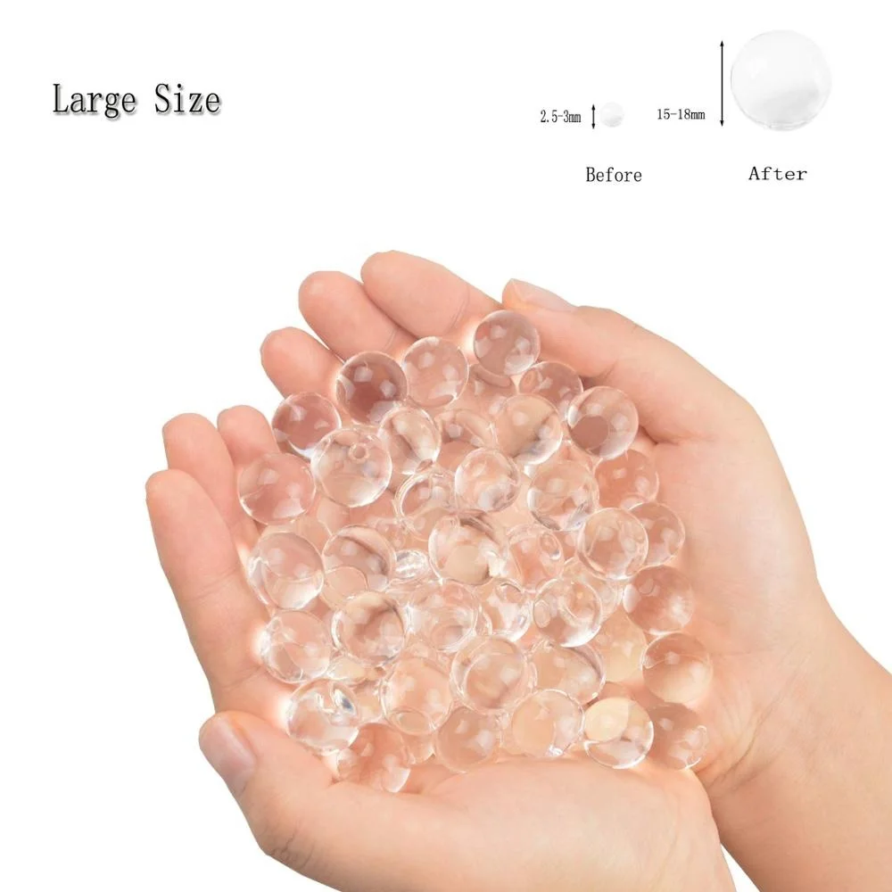 Transparent water beads expandable water beads glow water beads