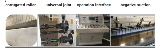 Fast change roller machine 360 model cassette type single facer machine