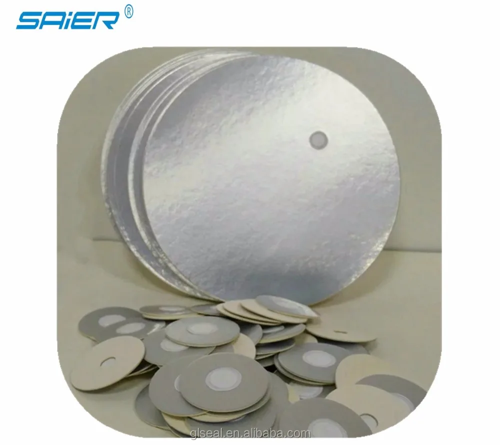 Packaging Vents PET HDPE Bottle Airflow Aluminum Cap Liner Induction PE Vent Seal Liner