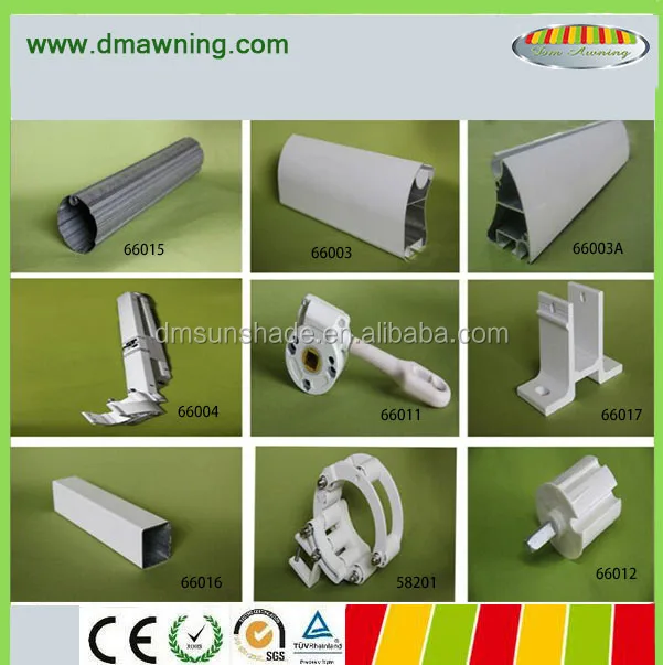 awning parts, retractable awning components and  awning arm parts