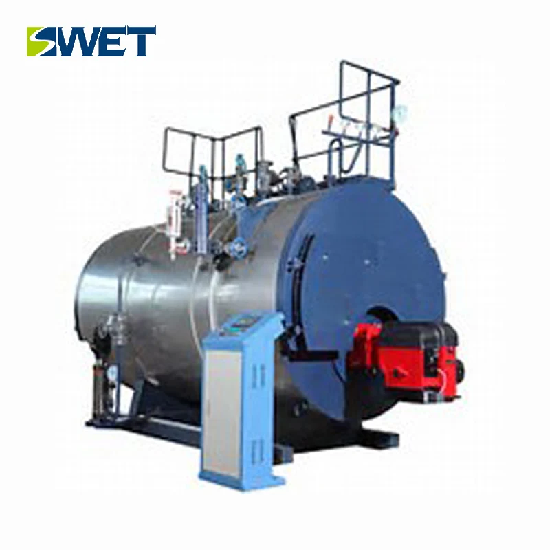 China horizontal condensing oil / gas burning hot water boiler with high quality