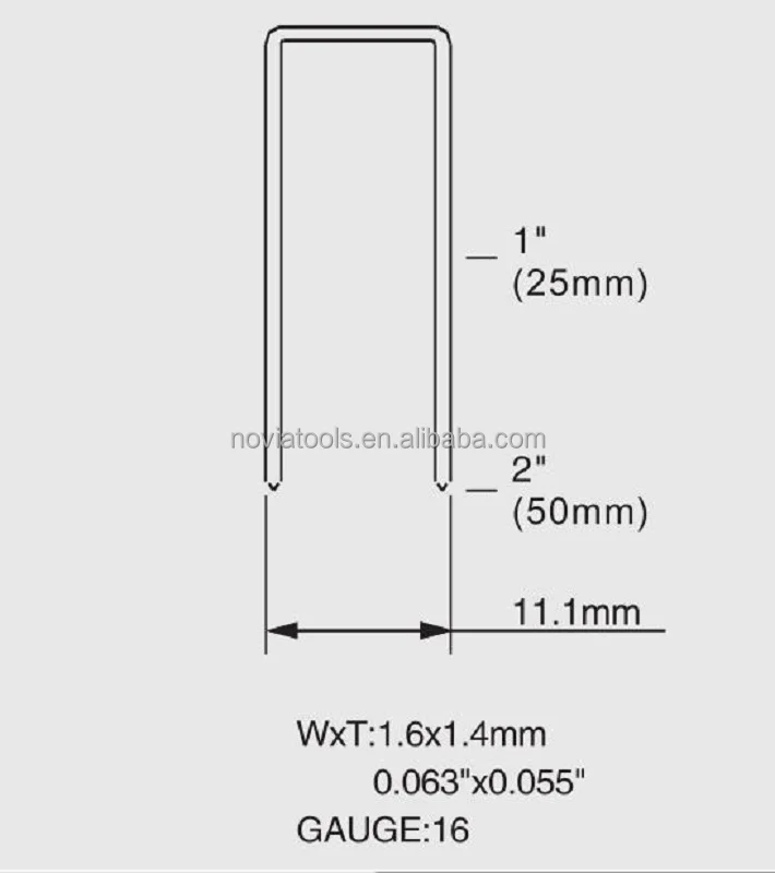 N851 Heavy Duty 16 Gauge Medium Crown Staple gun/Stapler