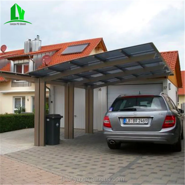 Retractable Double Door Automatic Carport Car Parking Aluminum Metal Carport