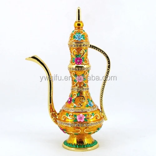 Wholesale popular Metal Golden Aladdin Lamp trade gift item(QF3369-002)