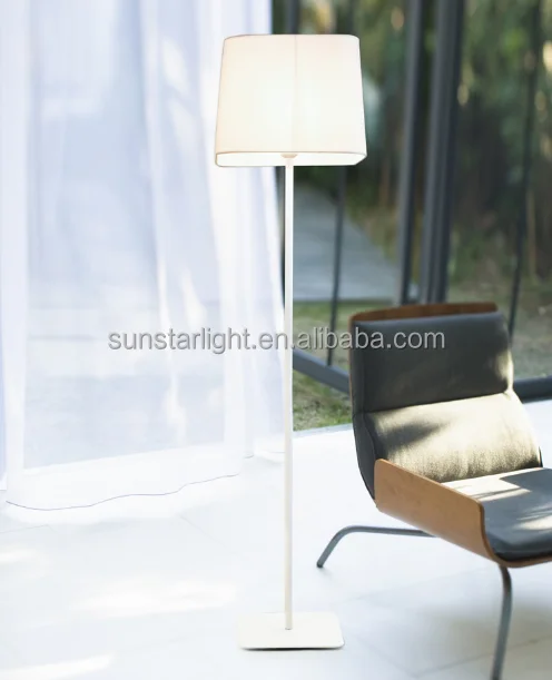 Wholesale New Products Modern Standing Floor Lamp With Fabric Shade For Home And Hotel Decor