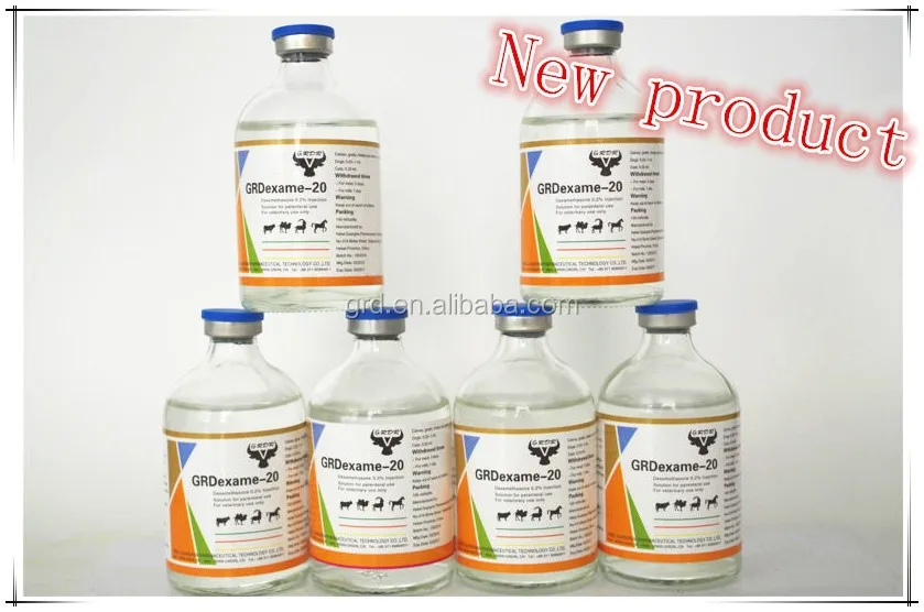 
2016 New Products GRDR Antibacterial Drugs Dexamethasone 0.2% Injection solution for parenteral use with low price 