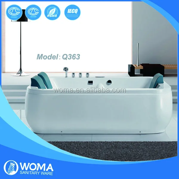 Q363 3 person acrylic massage bathtub hot selling bathtub whirlpool foshan manufacturer