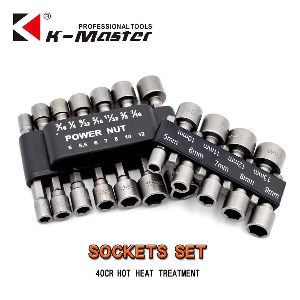 
K-Master 14PCS Dr. Socket Set,mechanical socket set hand tools 