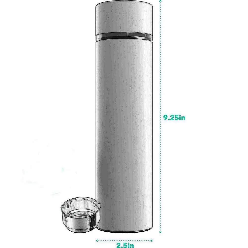 Stainless Steel Coffee Thermos Bpa Free Double Wall Insulated 17 oz Stainless Steel Water Bottle Thermal Flask Water Bottle