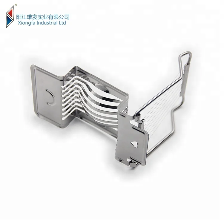 Customizable 145*85*20mm Restaurants Egg Slicer / Cutter Tool for Kitchen Stainless Steel Egg Slicer