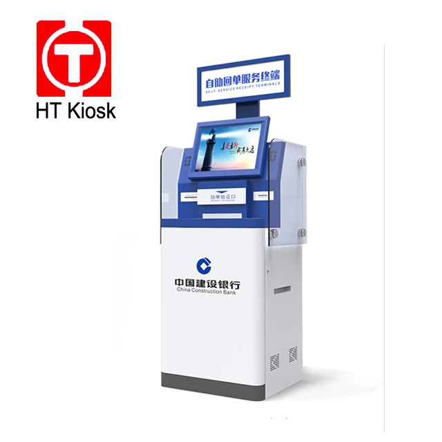 21.5 inch touch screen monitor High way Interactive Kiosk Traffic ticket vending machine self service terminal