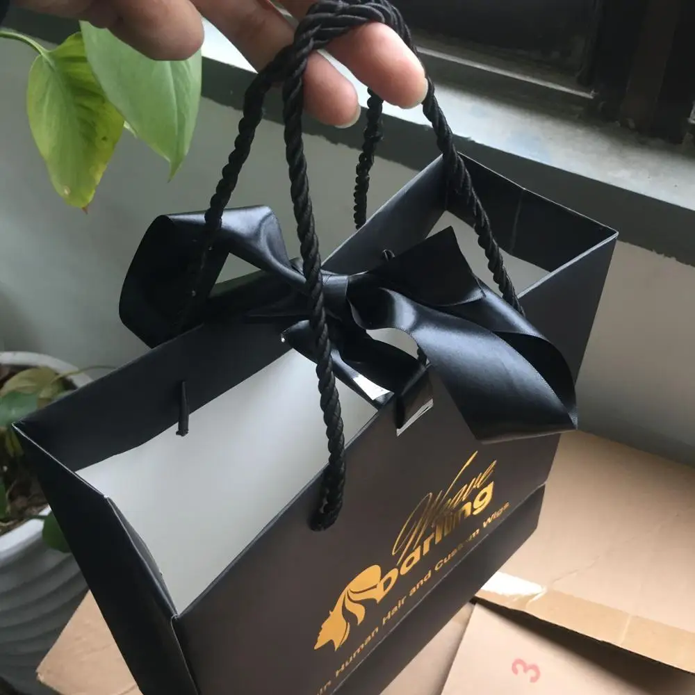 Custom Packaging Bag Wholesale Luxury Cheap Price Luxury Famous Brand Gift Custom Printed Shopping Paper Bag With Your Own Logo