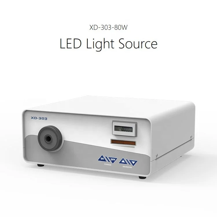 
XD-303-80W Fiber Optic Endoscope Microscope High Power LED Medical Cold Light Source 