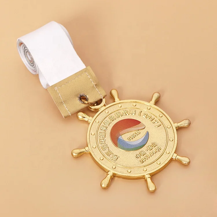 custom personalized medals chinese medal with ribbon