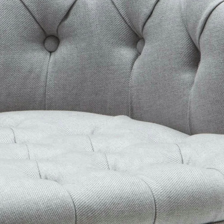 Furniture Wooden Chair Lounge Fabric Armchair Tufted Leisure Accent Single Living Room Sofa