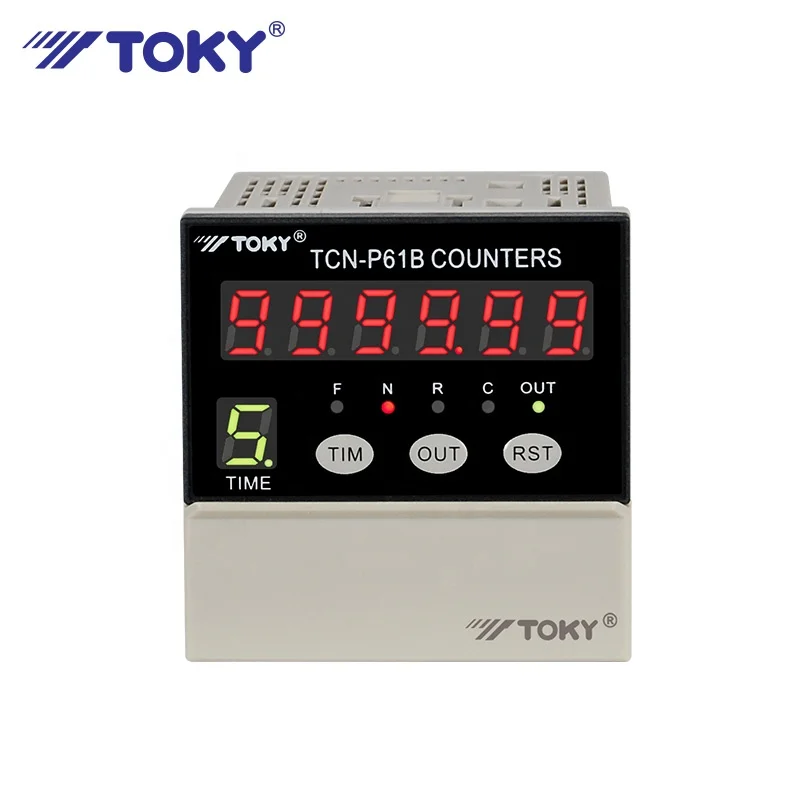 Digital Counter Circuit Relay Output Preset Electric 6 Digit Digital Pulse Counter