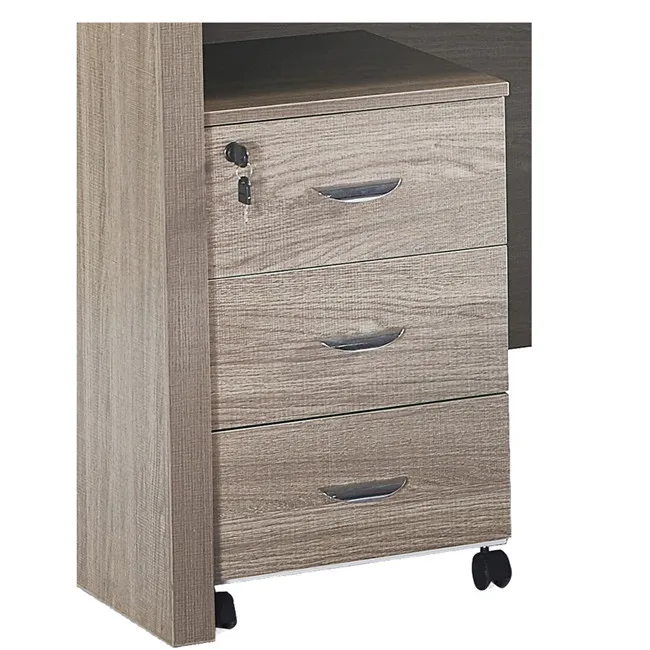 Modern computer desk target MDF/MFC chipboard luxury office furniture with side cabinet with drawer office counter table design