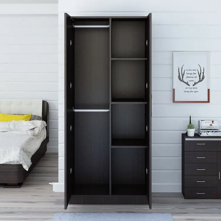 Fancy Solid wood bedroom closet family Storage Clothes Wardrobe Cabinet