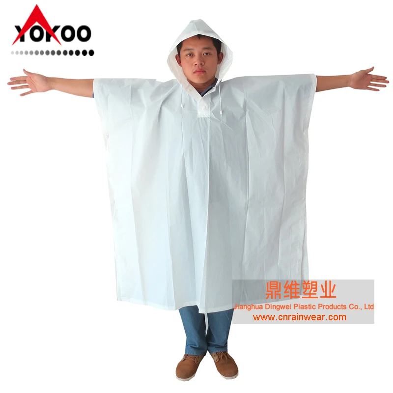 EVA  reusable rain poncho for theme parks