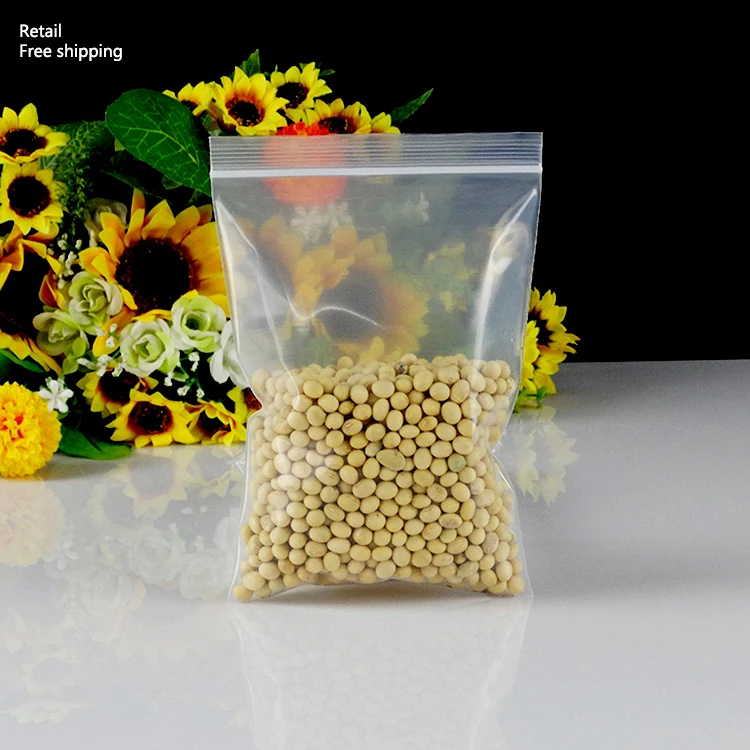 15*22CM On Retail Multi-Application Clear LDPE Poly Bag, Single Layer Plastic Bag